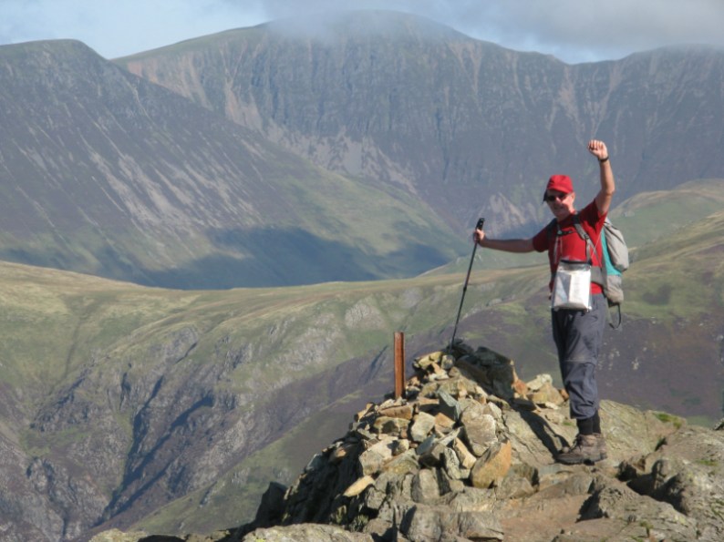 On the summit of Haystacks
